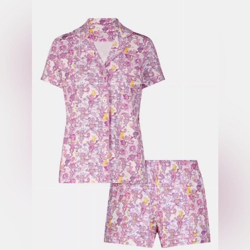 ROLLER RABBIT X LOVE SHACK FANCY
Preppy Patchwork Monkey Polo Pajamas